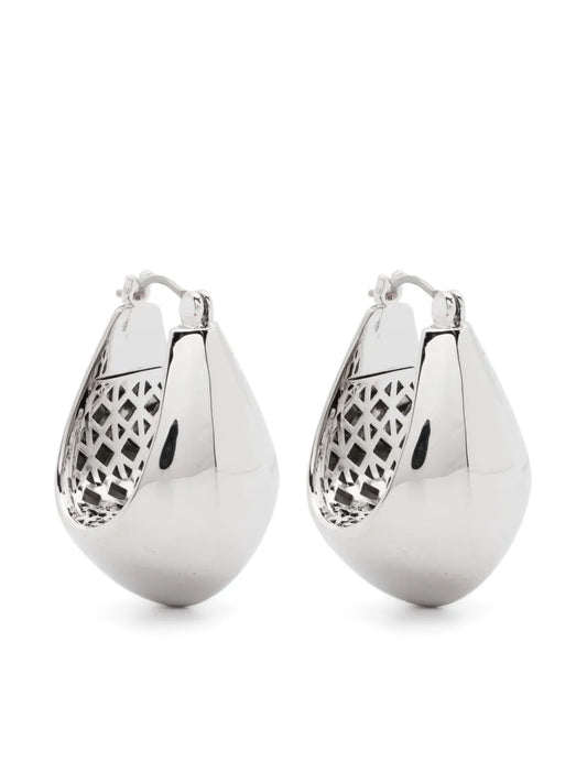 Eddie Borgo Teardrop hoop earrings