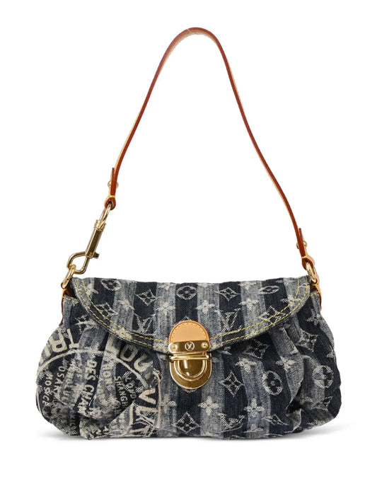 Louis Vuitton 2006 mini Pleaty Raye shoulder bag