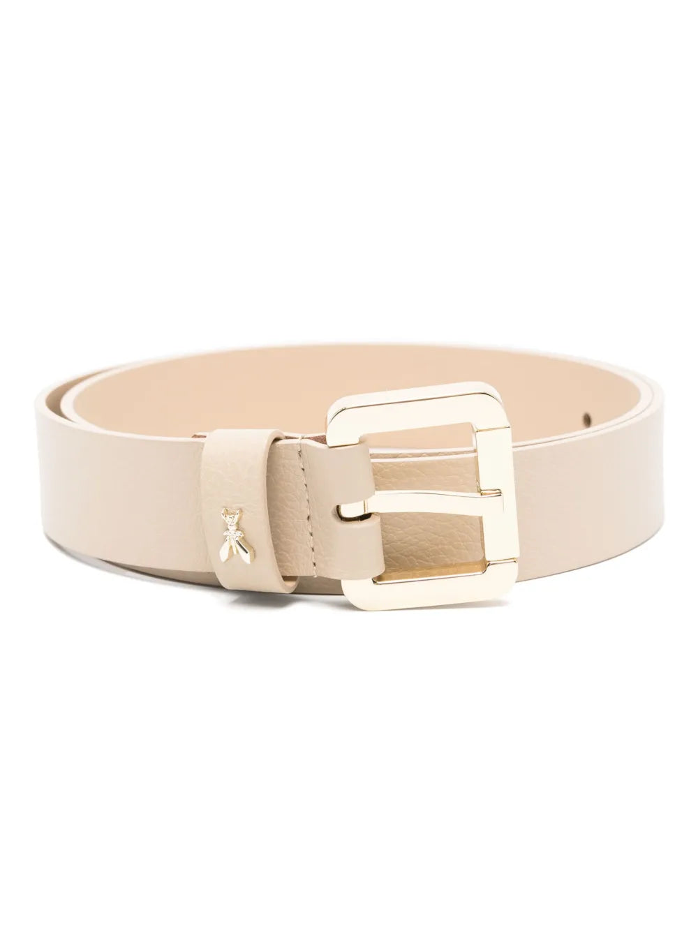 Patrizia Pepe Fly logo plaque belt