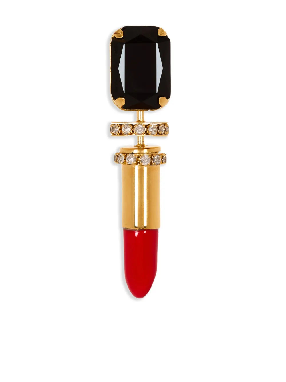 Balmain Lipstick brooch