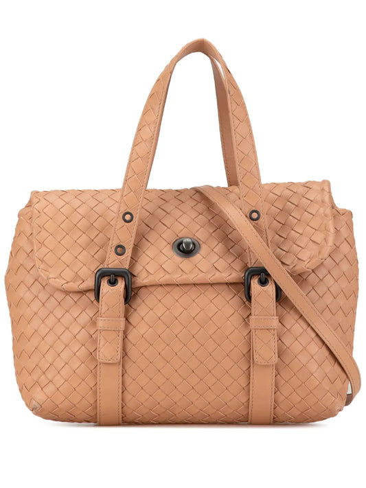 Bottega Veneta 2012 2024 Intrecciato Flap satchel