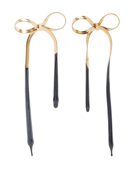 Ottolinger Laced Bow earrings