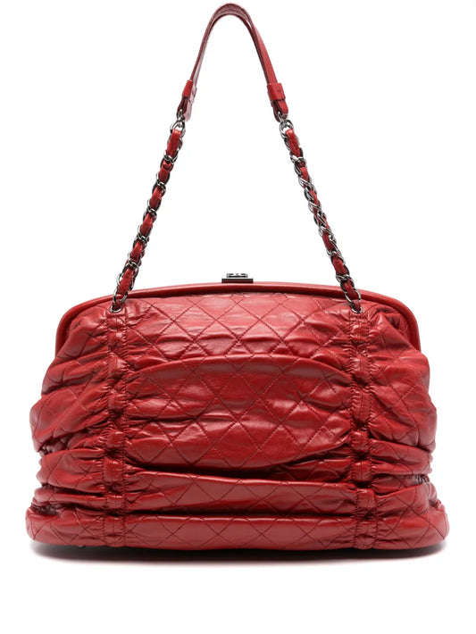 CHANEL 2006 2008 quilted tote bag