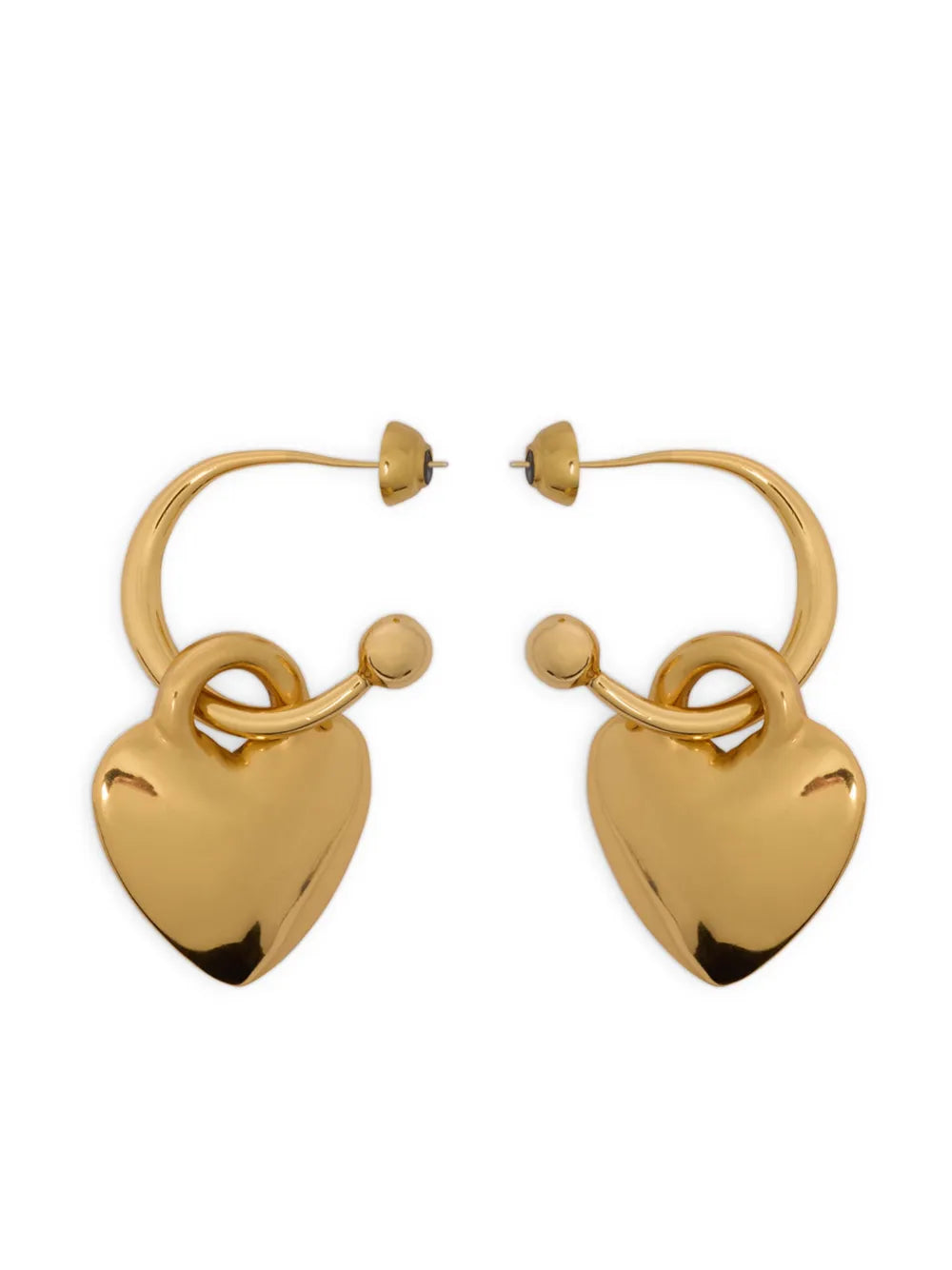 Patou small Heart hoop earrings