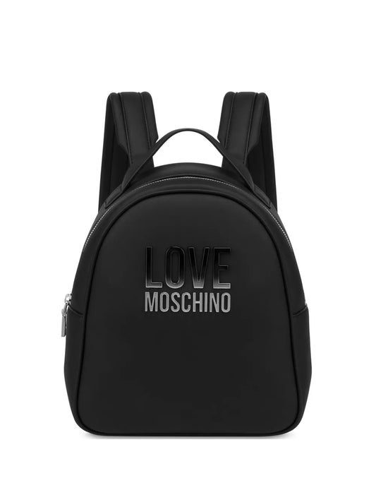 Love Moschino logo appliqué backpack
