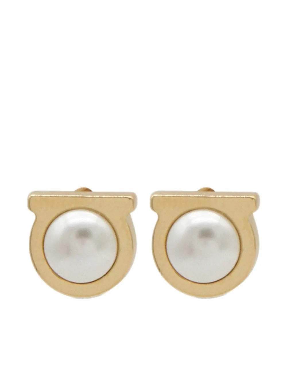 Ferragamo Gancini stud earrings