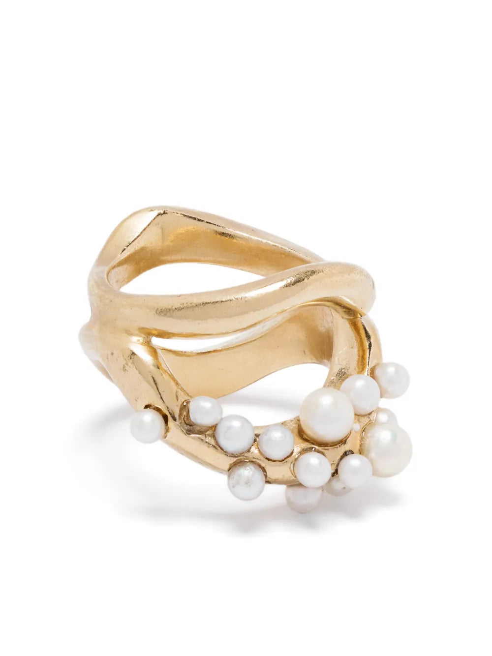 BEATRIZ PALACIOS Double Wave ring