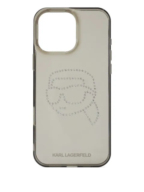 Karl Lagerfeld logo iPhone 16 Pro case