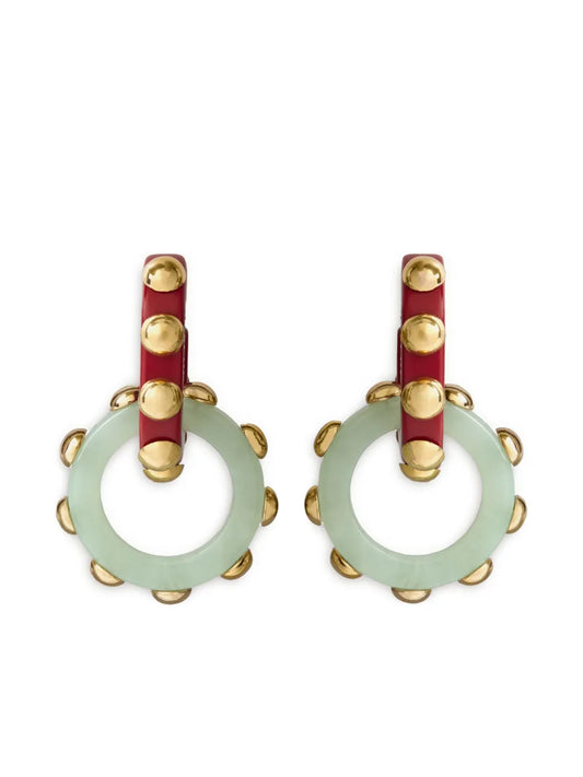 La DoubleJ Double Hoop earrings