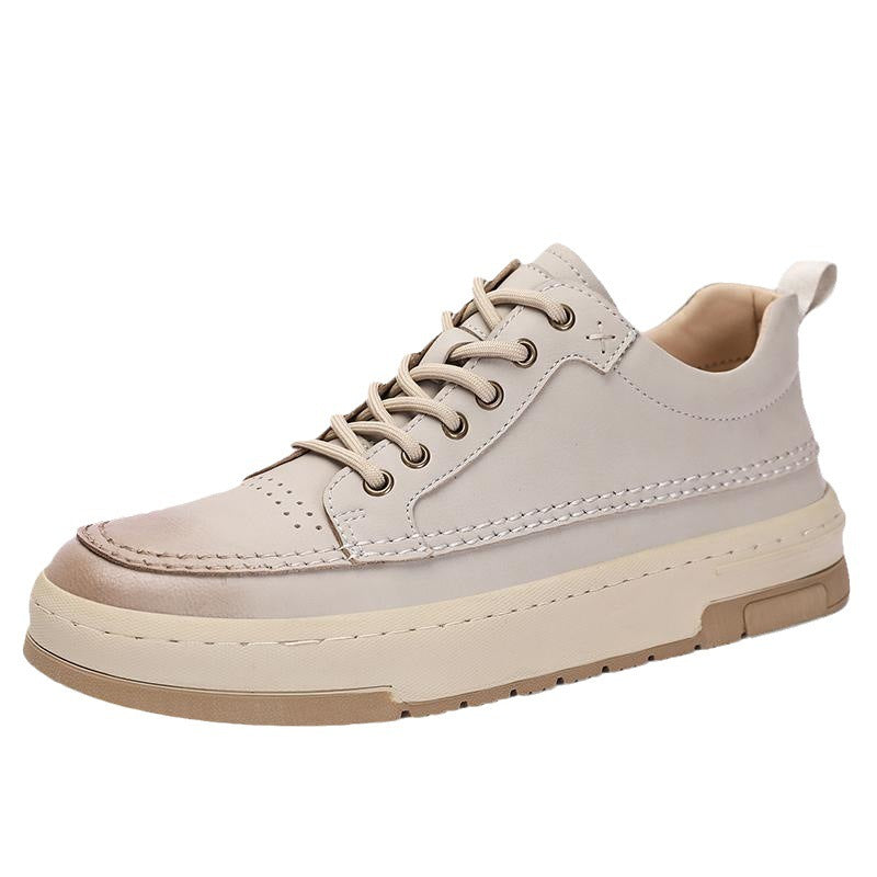 Men’s First-Layer Cowhide Sneakers – Comfortable Fashion Casual Shoes