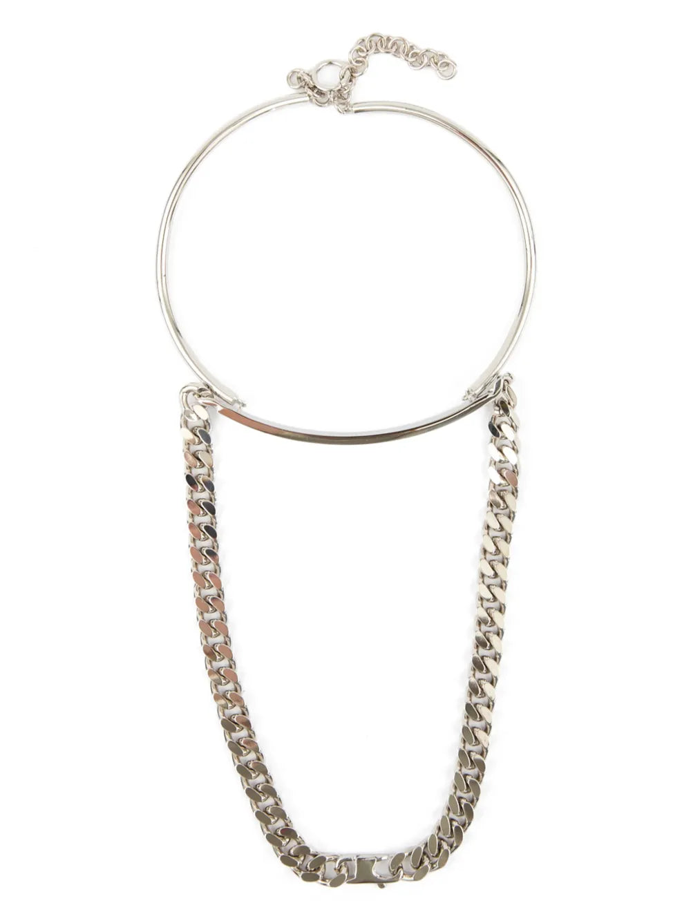 MM6 Maison Margiela mixed chain necklace
