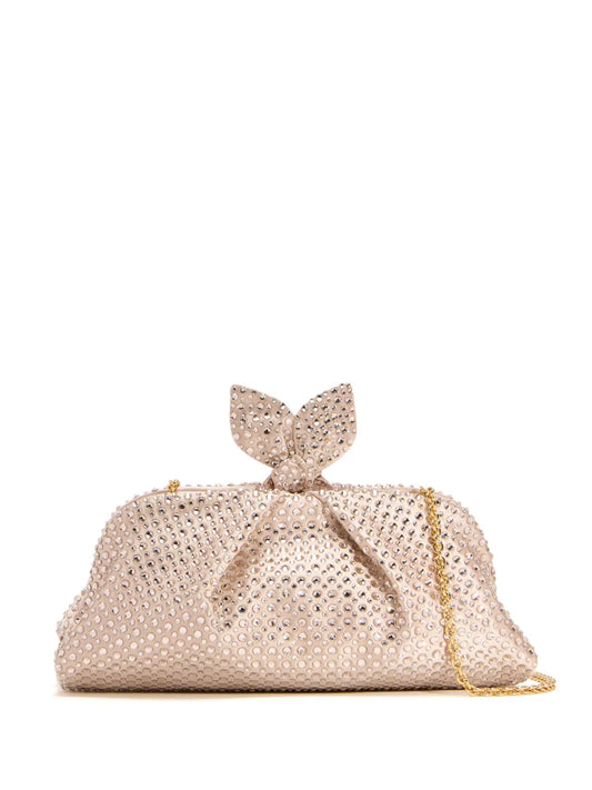 Aquazzura crystal embellished clutch bag