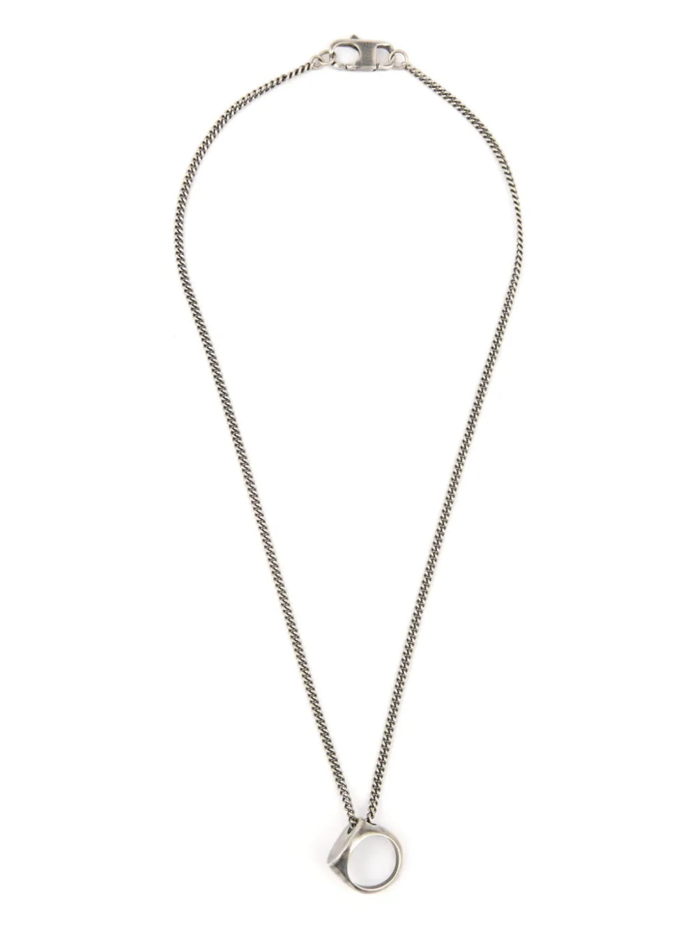 MM6 Maison Margiela Numeric ring necklace