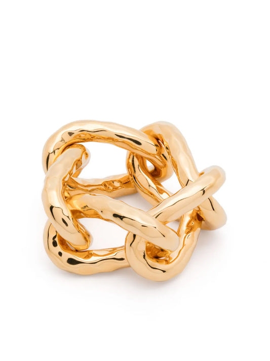 Jil Sander chain link ring