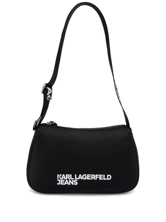 Karl Lagerfeld Jeans logo print shoulder bag