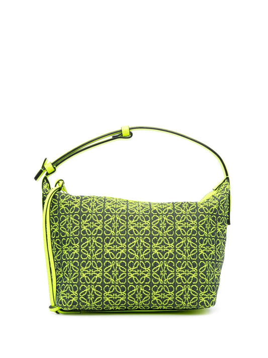 Loewe 2022 Small Anagram Canvas Cubi Bag handbag