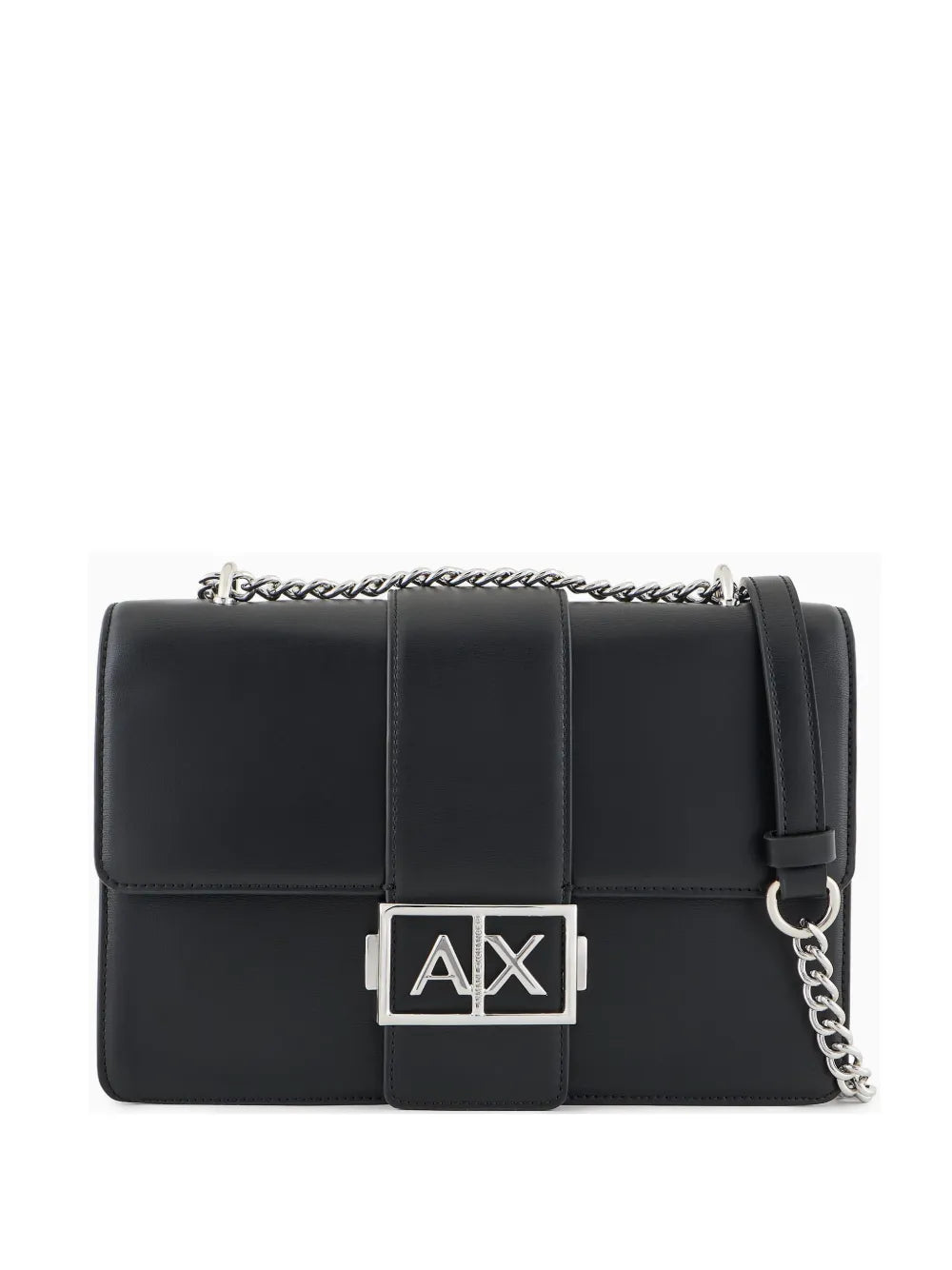 Armani Exchange logo plaque crossbody bag