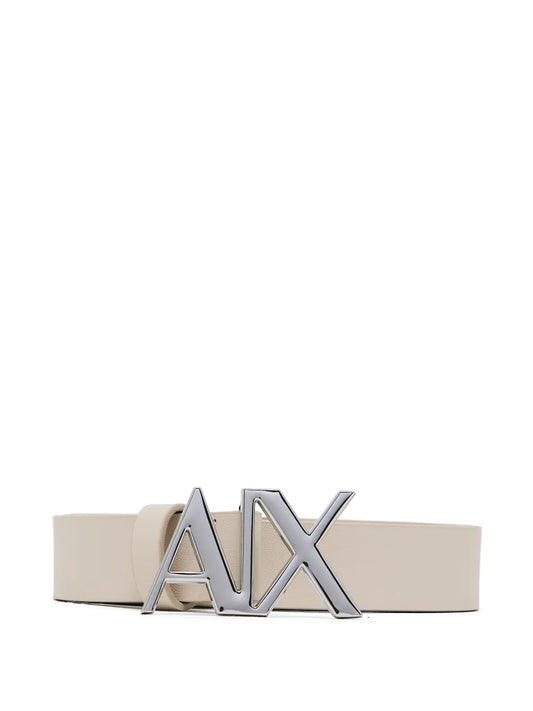 Armani Exchange logo buckle belt