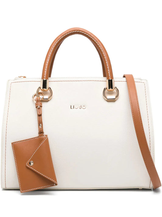 LIU JO logo lettering tote bag
