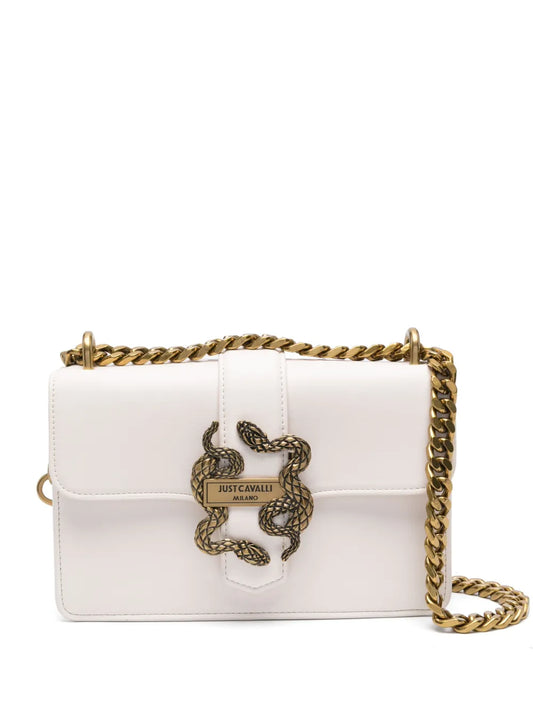 Just Cavalli Iconic Snakes shoulder bag