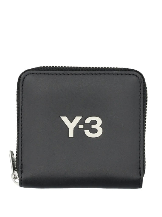 Y-3 logo print wallet