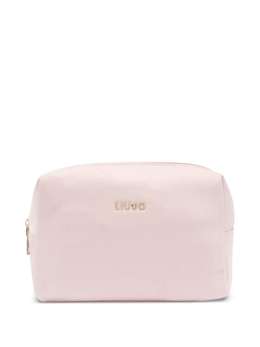LIU JO logo lettering make up bag