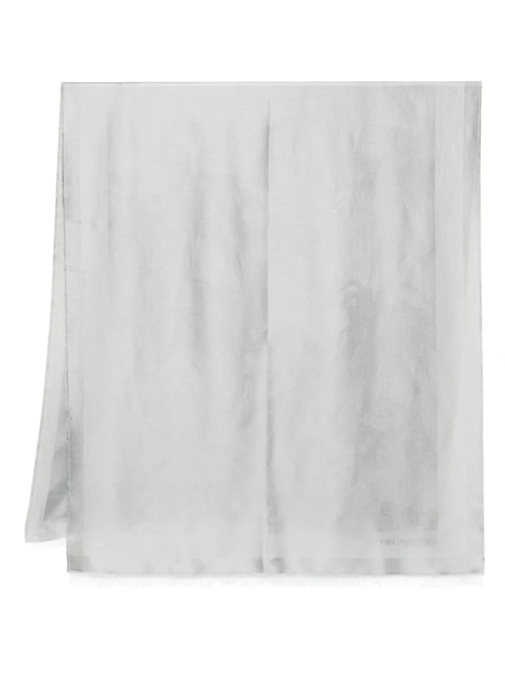 Emporio Armani logo jacquard scarf