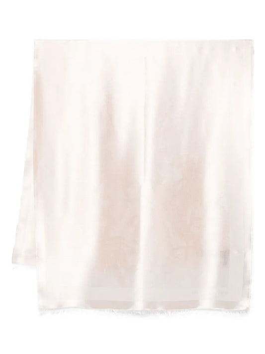 Emporio Armani logo jacquard scarf