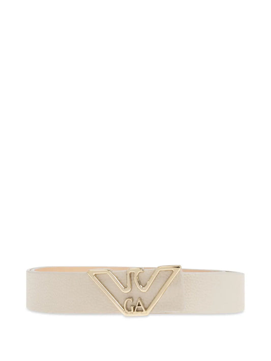 Emporio Armani logo buckle belt