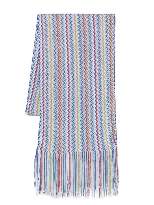 Missoni zigzag woven scarf
