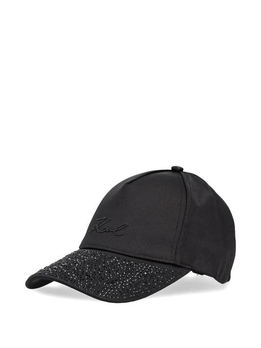 Karl Lagerfeld logo embroidered cap