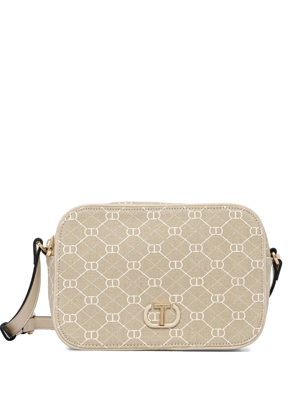 TWINSET jacquard pattern cross body bag