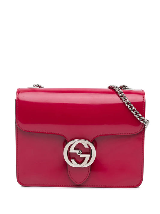 Gucci 2016 2024 Small Polished Calfskin Interlocking G Dollar crossbody bag