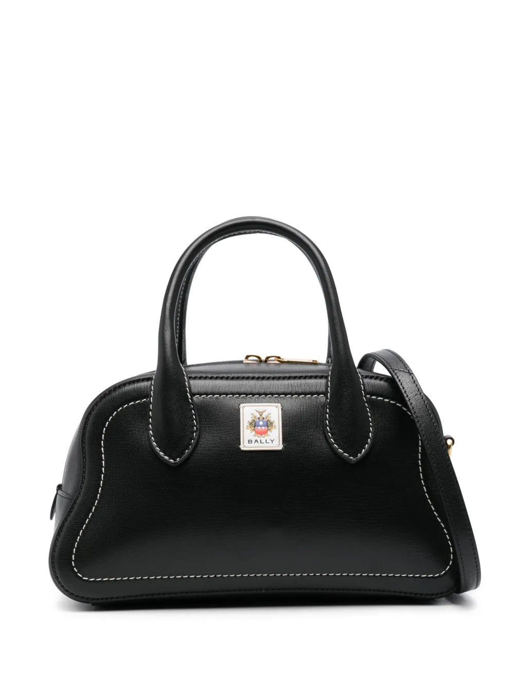 Bally logo patch tote bag