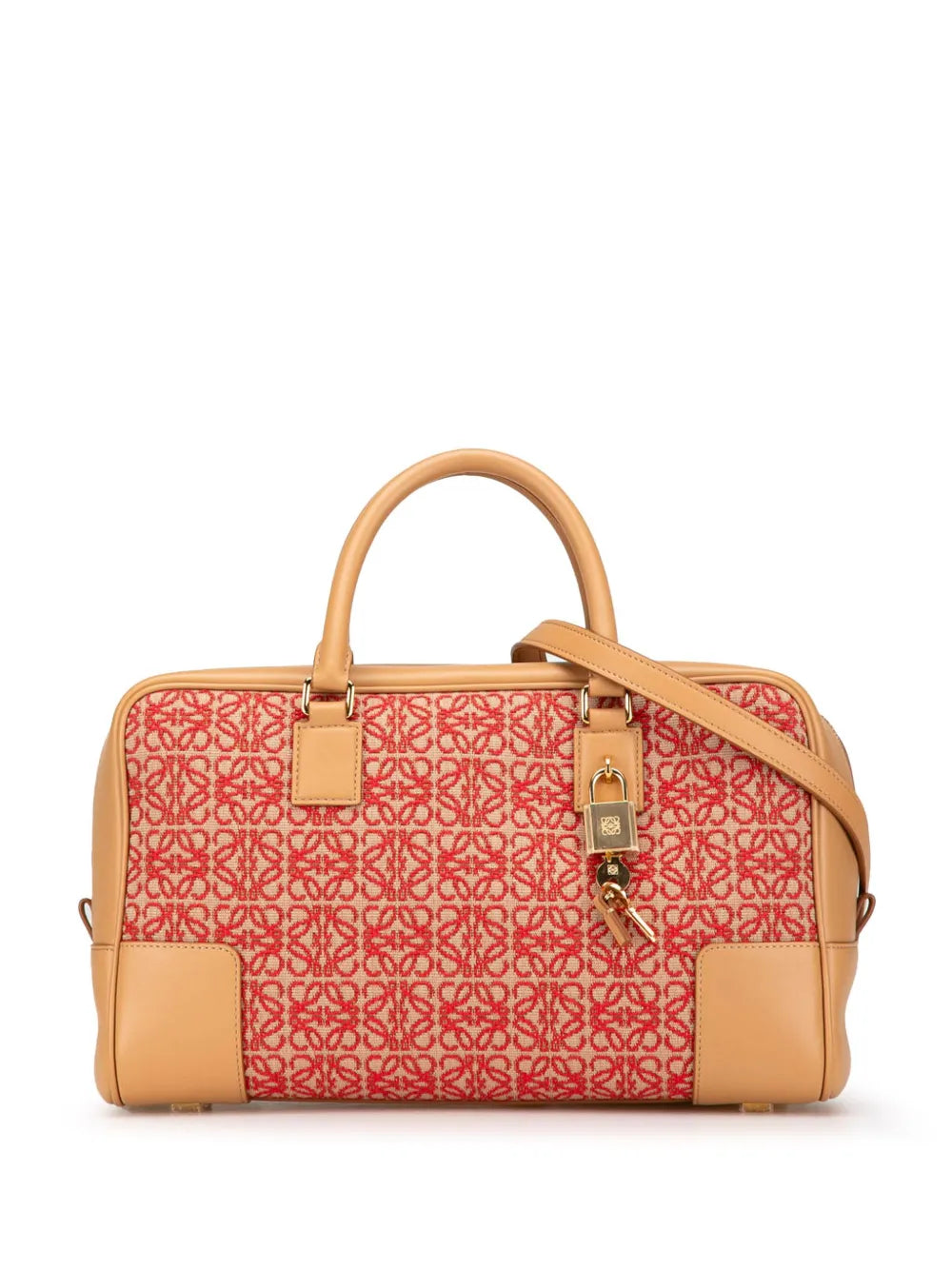 Loewe 2010 2024 Canvas Amazona 28 satchel