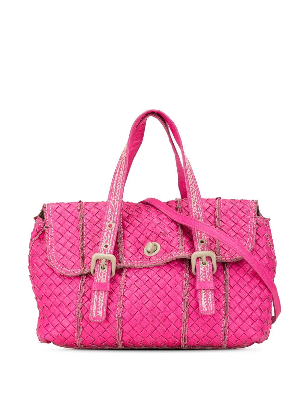 Bottega Veneta 2012 2024 Intrecciato Vivo Cervo satchel
