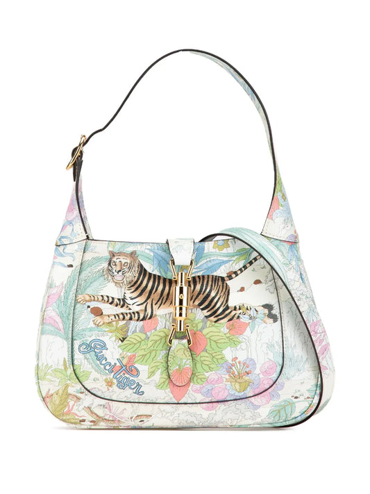 Gucci 2016 2025 Small Leather Tiger Jackie 1961 crossbody bag