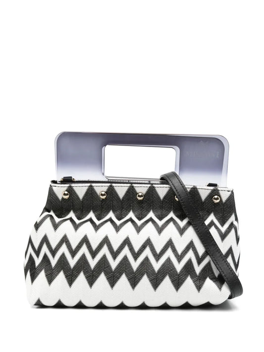 Missoni zigzag woven tote bag