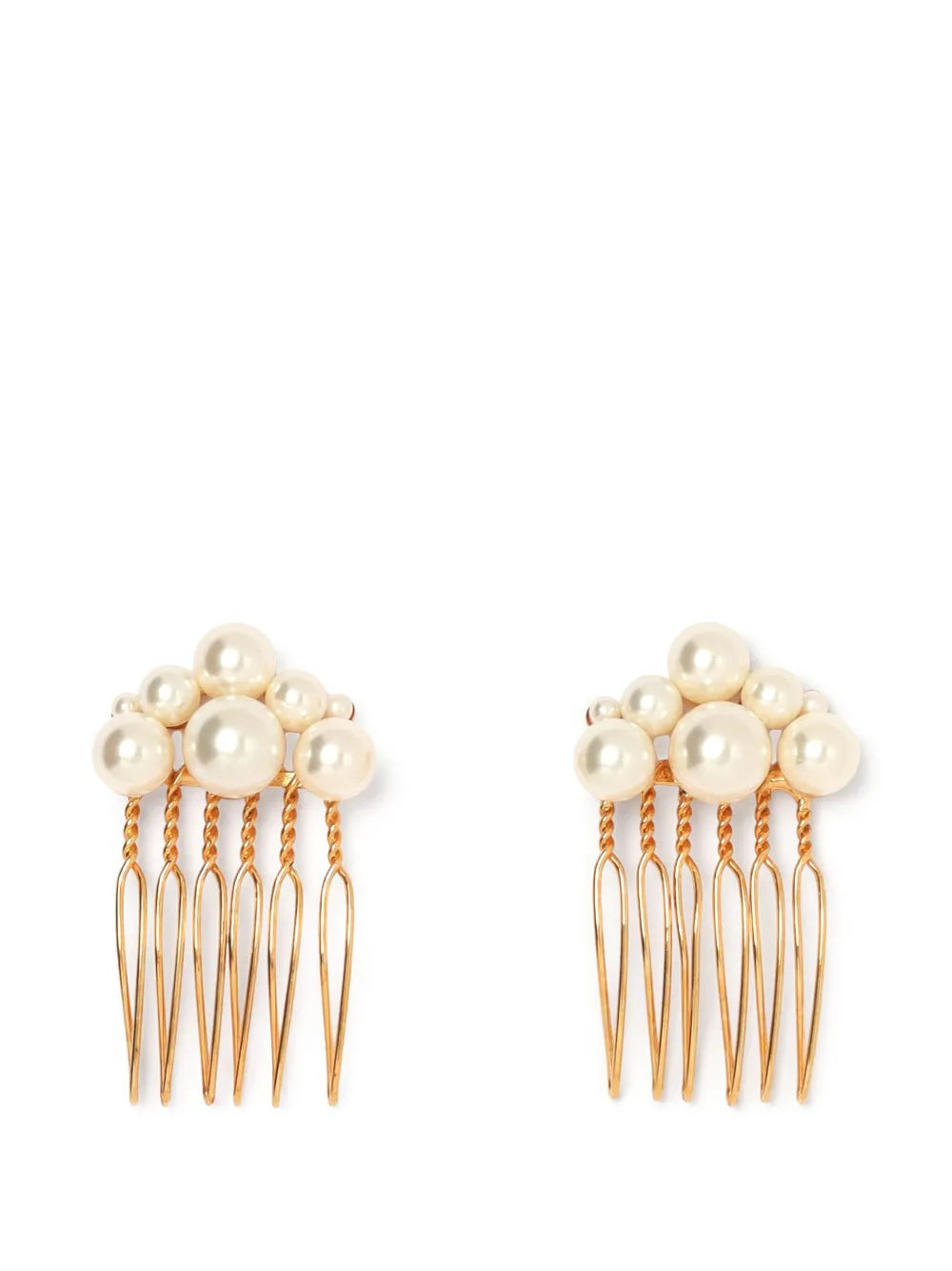 Jennifer Behr pearl embellished hair comb (set of two)