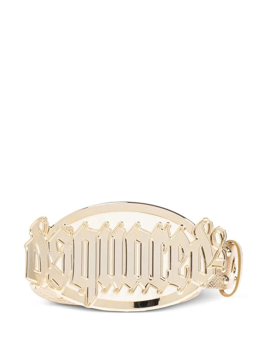 DSQUARED2 logo plaque belt