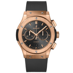 hublot classic fusion chronograph 18k king gold man's watch