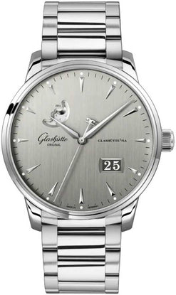 glashutte original senator excellence panorama date moon phase stainless steel men's watch_12