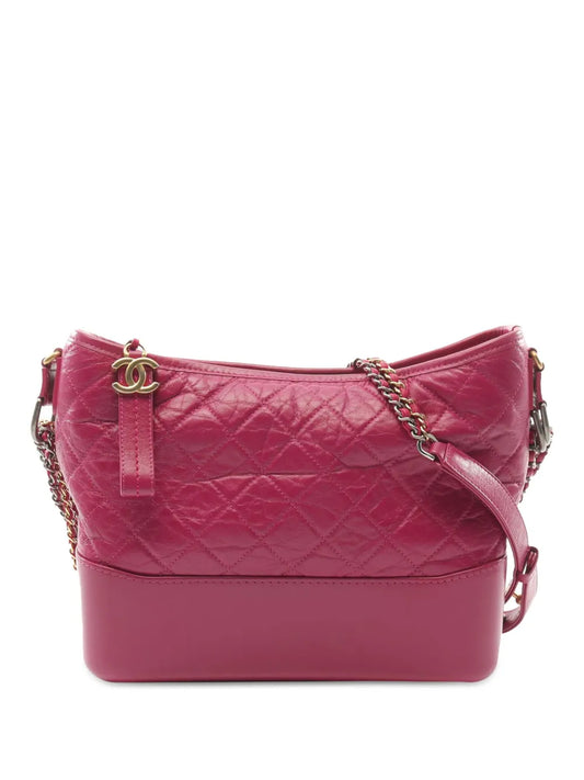 CHANEL 2019 Medium Aged Calfskin Gabrielle crossbody bag