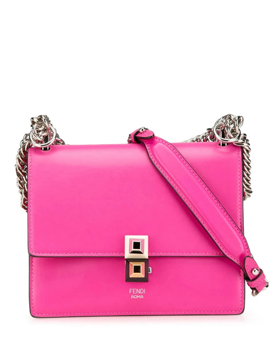 Fendi 2010 2024 Small Leather Kan I crossbody bag