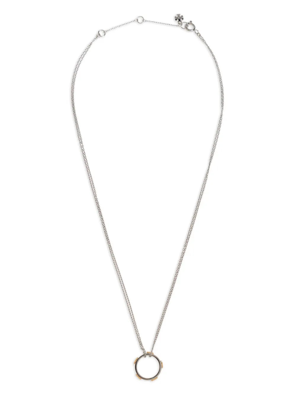 Tory Burch logo charm necklace