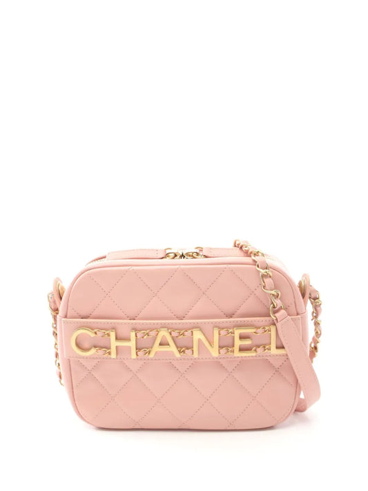 CHANEL 2019 Logo Enchained camera bag