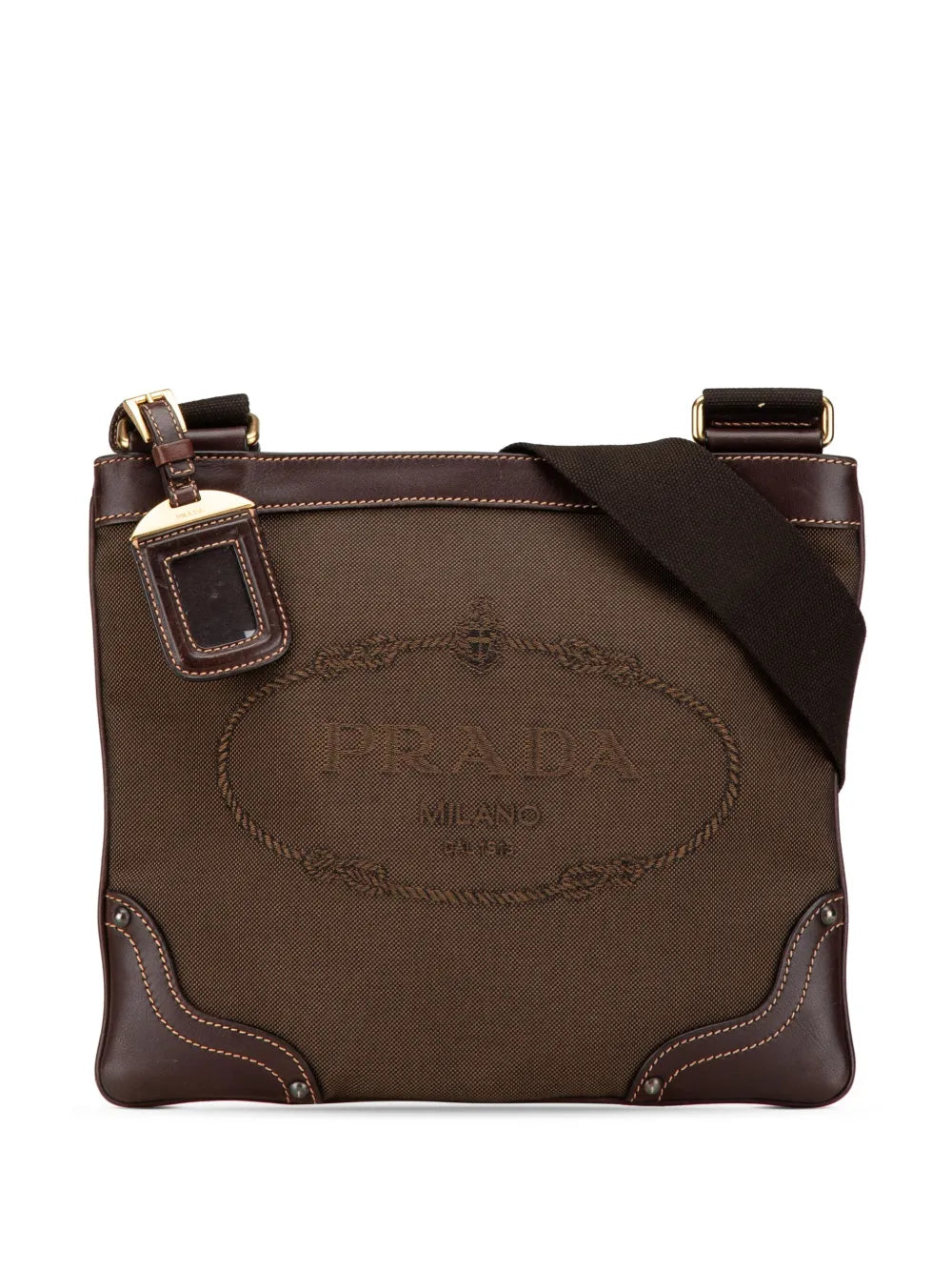 Prada 2010 2024 Canvas Canapa Logo crossbody bag