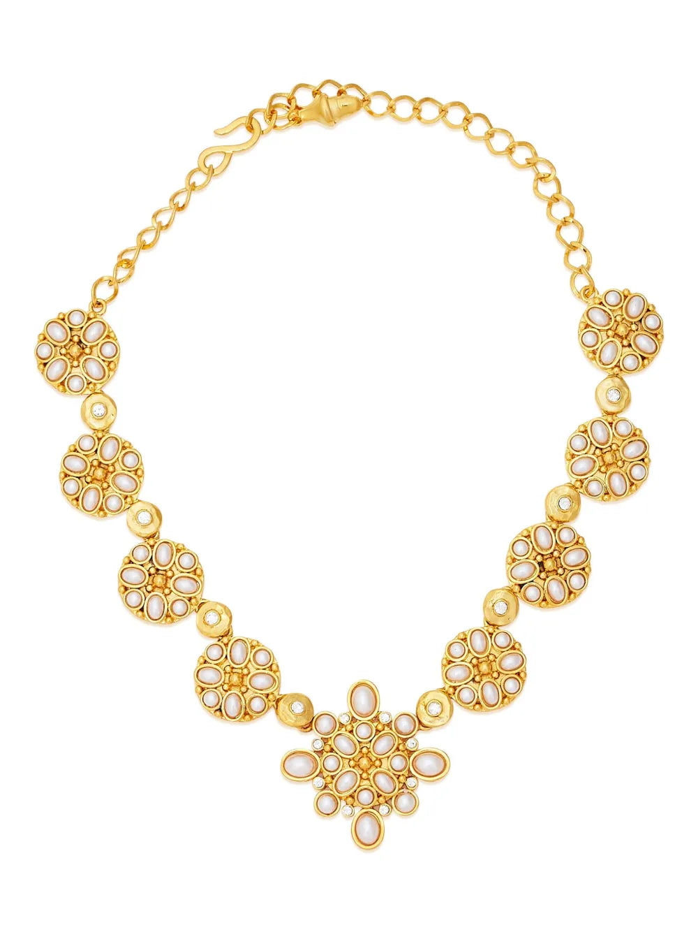 Kenneth Jay Lane Pearl Cabochon necklace