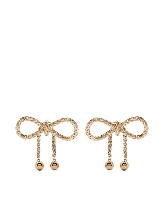 Blumarine bow detailed earrings