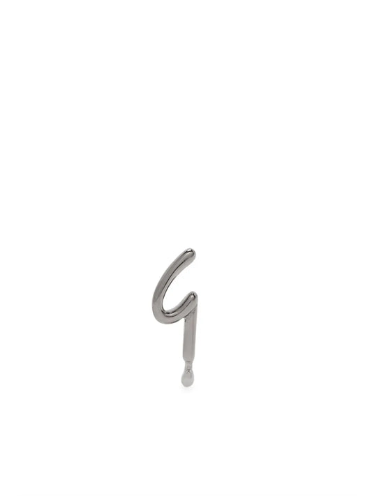 agnès b. logo earring